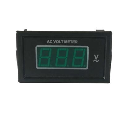 China Factory supply Green Led color 85DM1-500V AC self powered two wire digital panel voltmeter 0.56' for sale