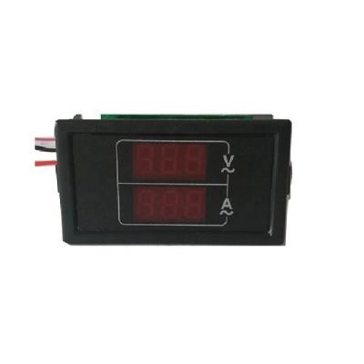 China AC 85DM2SR-300V/50A Dual Digit Display Digital Volt And Ampere Meter 0.36' Red for sale