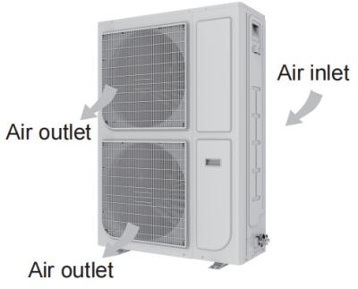 China Unidad de pie de piso del inversor 220-240V 1Ph / 380V-415V 3Ph 50/60Hz con suministro de aire de larga distancia en venta