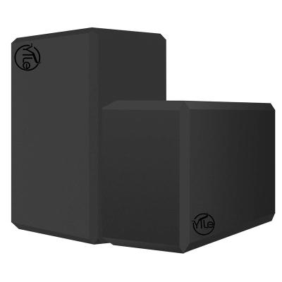 China Durable Black High Density Fitness Full Logo Custom Yoga Block And Bricks for sale