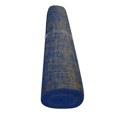 China Eco Friendly Jute Hemp Yoga Mat Jute Standard Size PVC Manufacturer Line for sale