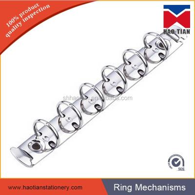 China Metal made in China metal 6 hole ring binder mechanism and trigger ring binder and 6 binder clip for sale