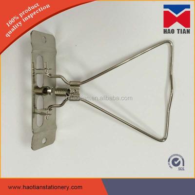 China Office Metal Binder Mouse Clips , Silver Metal Triangle Clipboard Clip for sale