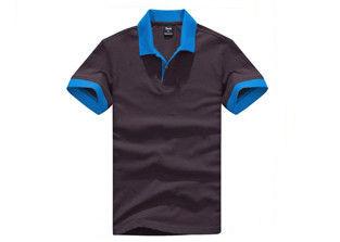 China Summer Men's Polo Shirts Breathable Cotton Quick Dry Scratch Resistance for sale