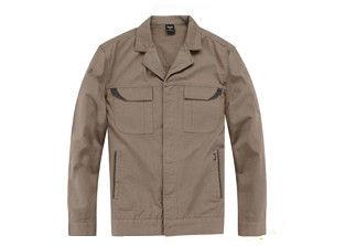 China Cotton / Polyester Men's Work Coats Jackets , Custom Women's Embroidered Workwear for sale