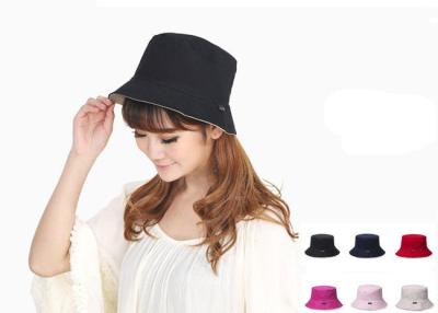 China Popular Custom Personalized Hats , 52 - 62cm Embroidered Black Female Fishing Hats for sale