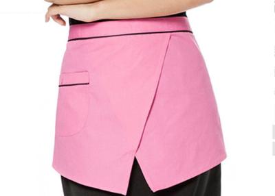 China Restaurant Cute Waitress Aprons Antifouling With Practical Front Pocket Design for sale