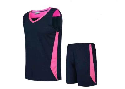 China Mesh Fabric Sport Uniform Shirts Sleeveless Design Unrestrained Soft Feeling For Adults for sale