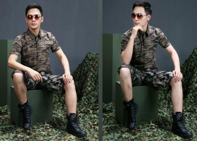 China Comfortable Army Military Uniforms , Polyester Military Camouflage Clothing for sale