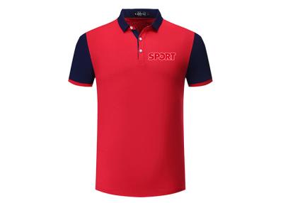 China Cotton Jersey Polo Shirts Arm With Contrast Tilt As Core Polo / Summer Clothing for sale