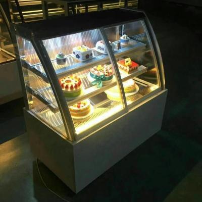 China Single-temperature cake refrigerated to showcase small commercial counter top cake display refrigerator for sale