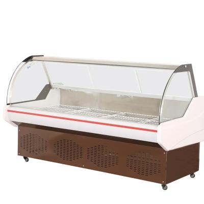 China Commercial Single-temperature Fresh Meat Display Refrigerator Freezer Beef Fridge for sale