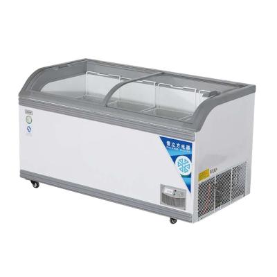 China COMPRESSOR Door Supermarket Combination Island Display Fridge Glass Freezer for sale