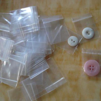 China Security Small Zip Lock Bag Small Size Plastic Bag for sale