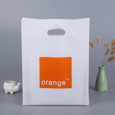 China Recyclable Customized Design Handle Bag With Side Gusset For Sale Plastic Shopping / Clothing Tote Bag for sale