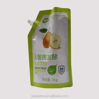 China Aseptic Cheap Wholesales Plastic Liquid Storage Bags With Doypack for sale