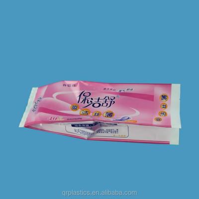 China Wholesales Aseptic High Barrier Plastic Sanitary Napkin Packing Bag for sale