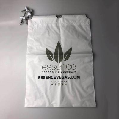 China Shopping Clear Plastic Bag Promotion Drawstring Bag Custom Drawstring Bag for sale