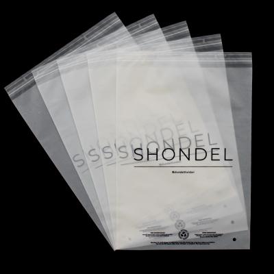 China BIODEGRADABLE Frosted Biodegradable Packaging Custom Pack Bags Compostable Bag for sale