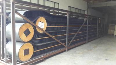 China Corrugated Sidewall Conveyor Belt 90 degree vertical lifting hign abrasion Base belt ST1600 sidewall S400 Cleat TC360 for sale