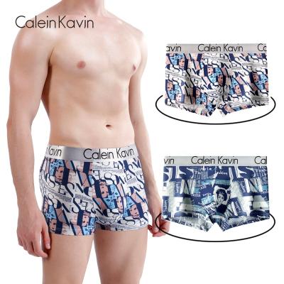 China New Arrival Antibacterial Fashionable Printing Soft Comfortable Mens Underwear Boxer Briefs for sale