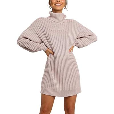 China Anti-pilling 2021 new spring long sweater turtle neck sweater women plus size women casual wear custom sweaters for sale