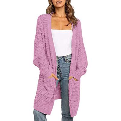 China Anti-pilling hot sale cardigan sweater women plus size women knit sweaters cardigan acrylic knitting coat for sale