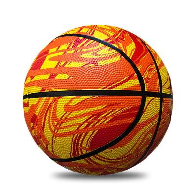 China Outdoor And Indoor Sport Game ActEarlier Custom Logo Full Size 7 Printing Basketball Sports Training Games Hot Design for sale