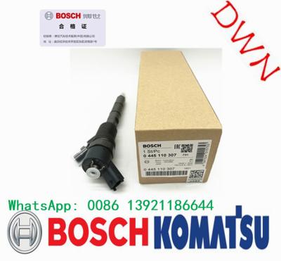 Cina Iniettore comune Bosch 0445110307 KOMATSU della ferrovia dell'escavatore PC70 PC128 PC130 6271-11-3100 in vendita