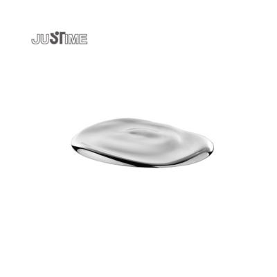 China Chrome Modern JUSTIME High Quality Modern Stylish Neat Aesthetic Polished Soap Dish for sale