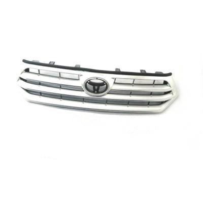 China YIHONG ABS High Quality Front Bumper Upper Grille OEM 53101-0E130 For Toyota Highlander Front Bumper Cover Grille 2012 for sale