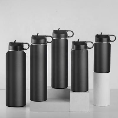 China Sustainable 2021 Hot Amazon Insulated Stainless Steel Sports Water Bottle With Customized Logo for sale