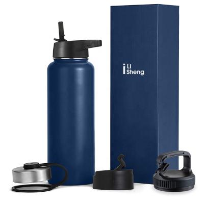 China 2021 New Design Sustainable Amazon Hot Sale Stainless Steel Water Drink Bottle Double Wall Insulated Vacuum Flask for sale