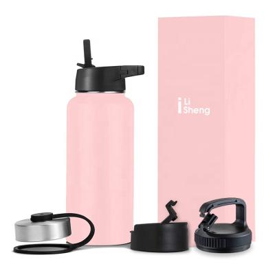 China Hot Sale New Design BPA Powder Coating Vacuum Flask Stainless Steel Viable Double Wall Insulated Water Bottle for sale