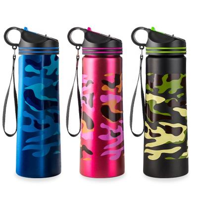 China Customized Wholesale Eco-Friendly Sustainable Logo Design Stainless Steel Leak Proof BPA Free Single Wall Flask for sale