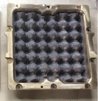 China Aluminium / Bronze Paper Pulp Egg Tray Dies , Seismic Resistance Pulp Molding Dies  for sale