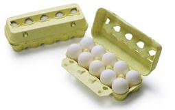 China Colorful Molded Paper Pulp Packaging Products Customized Special Design For Eggs for sale