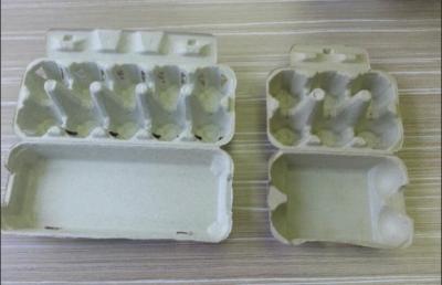 China Safety Molded Pulp Products , Eco-Friendly Molded Pulp Trays For Egg Packaging for sale