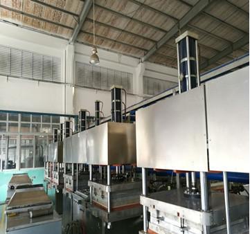 China Semi Automatic Tableware Making Machine , High Speed Paper Dish Making Machine  for sale