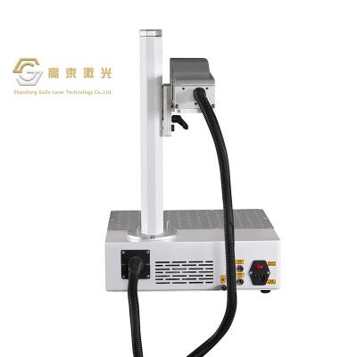 China hot sale 3D split type 20w 30w 50w laser engraving machine fiber optic spotting metal engraving laser for sale