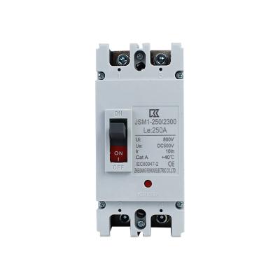 China High Quality Power Equipment 250A 800V MCB Mini 2 Pole DC Circuit Breaker for sale