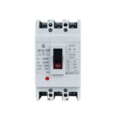 China Power Equipment Manufacturer Factory 3 Phase 100a Mccb Cast Case Circuit Breaker for sale