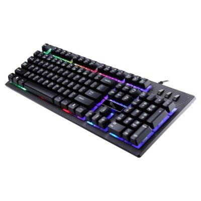 China Durable OEM G20 104 Keys Plug and Play Keyboard LED RGB Backlight USB Wired Waterproof Professional Mechanical Gaming Keyboard for sale