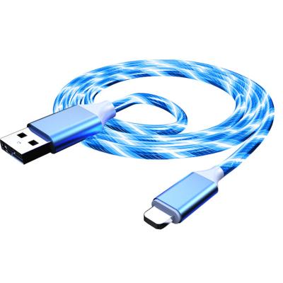 China Wholesale USB Data Cable USB Data Cable USB Charger Wholesale Smart Luminous Fast Charging Charging Cable is stylish and cool for sale