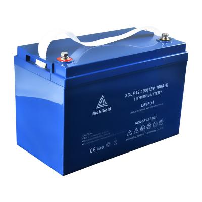 China Het Pak 12v 100ah van de Bmslifepo4 Batterij voor Zonnestelsel/Jacht/Golfkarren Te koop