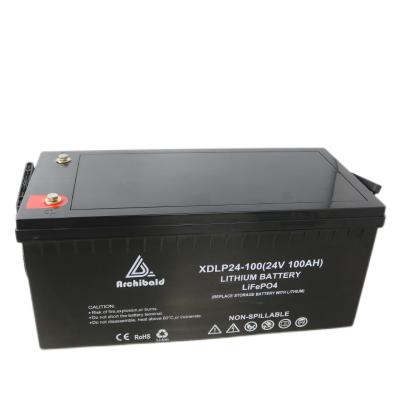 China Boats Lifepo4 Battery 24v 100ah OEM / ODM Long Cycle Life à venda