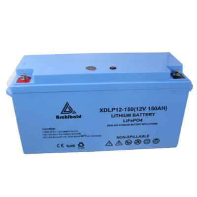 China CER zugelassenes 24v 48v 12 Volt-tiefe Zyklus Rv-Batterie 150ah Lifepo4 mit intelligenter Software BMS zu verkaufen