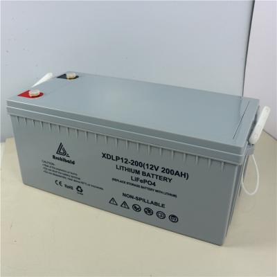 Chine construction profonde de remisage des batteries d'énergie solaire de cycle de 12.8V 200Ah 12V dans BMS 200A avec 3500-8000 cycles à vendre