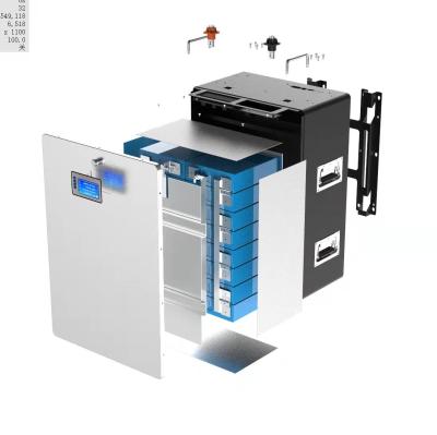 China Wall Mount Lithium Rechargeable Lifepo4 Battery 5KWH 48v 100ah 40KG for sale