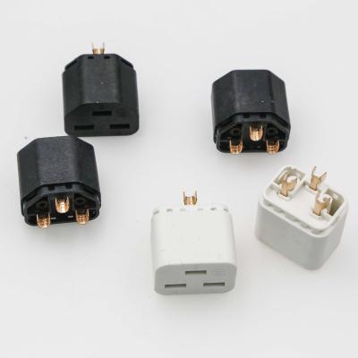 China C19 C20 c14 c15 plug commercial black plug insert transparent color for power cable crimping for sale